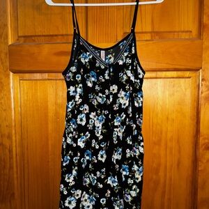 Floral Print Women's Romper